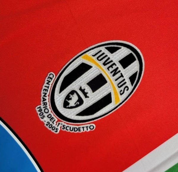 Retro 05/06 Juventus Away Red Jersey - Image 7