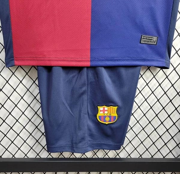 24/25 Kids Barcelona Home Jersey - Image 2