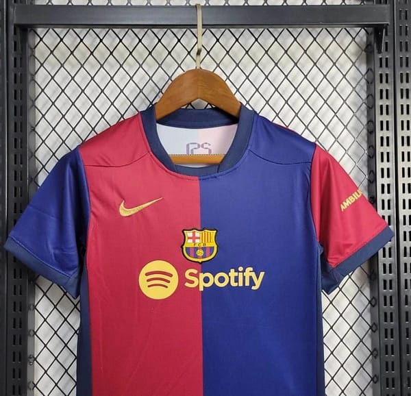 24/25 Kids Barcelona Home Jersey - Image 8