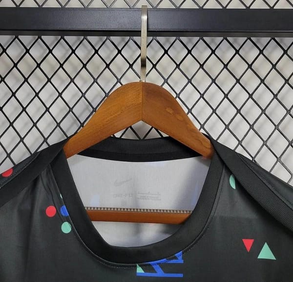 2024 Portugal Pre-match Small Geometric Patterns Jersey - Image 4