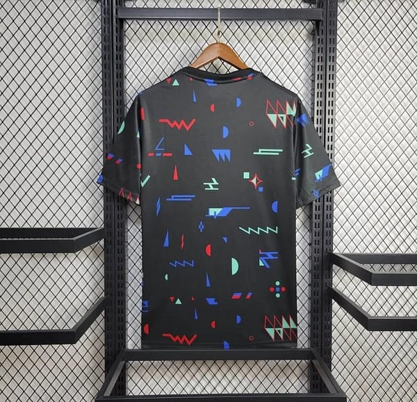 2024 Portugal Pre-match Small Geometric Patterns Jersey - Image 6