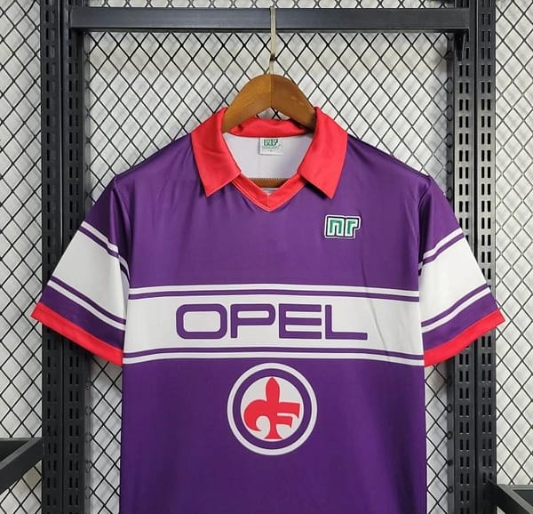 Retro 84/85 ACF Fiorentina Home Jersey - Image 6
