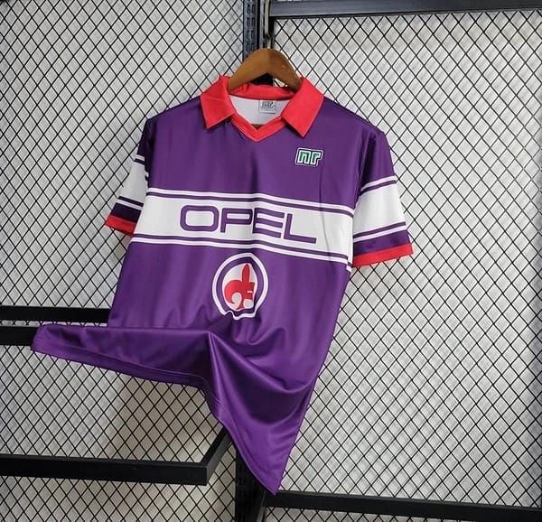 Retro 84/85 ACF Fiorentina Home Jersey - Image 7