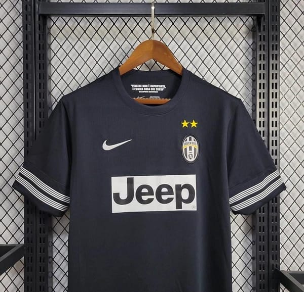 Retro 12/13 Juventus Black Away Jersey - Image 9