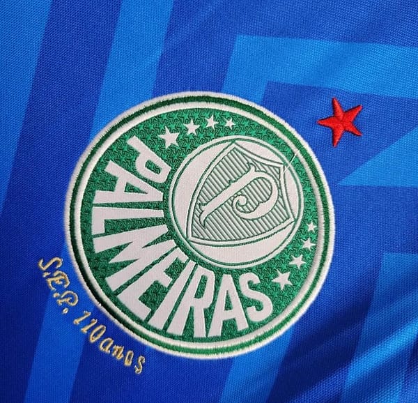 24/25 Palmeiras Goalkeeper Blue Jersey - Image 8