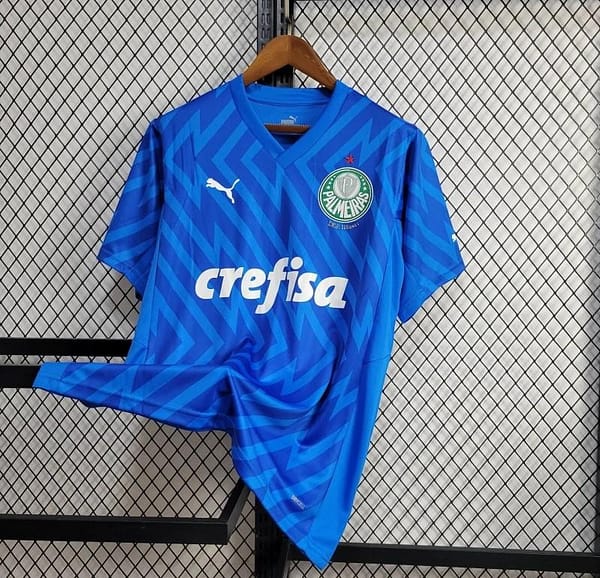 24/25 Palmeiras Goalkeeper Blue Jersey - Image 9