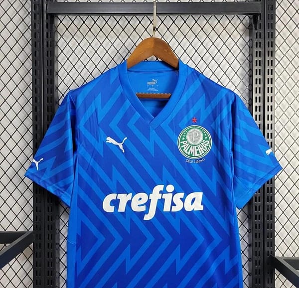 24/25 Palmeiras Goalkeeper Blue Jersey - Image 10