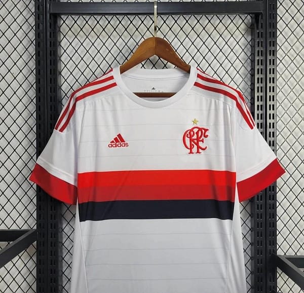 Retro 15/16 Flamengo Away White Jersey - Image 9