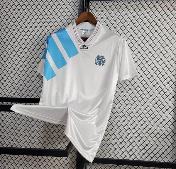 Retro 92/93 Olympique Marseille Home Jersey - Image 2