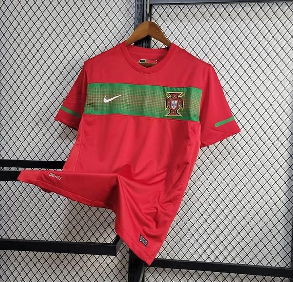 Retro 2010 Portugal Home Jersey - Image 3