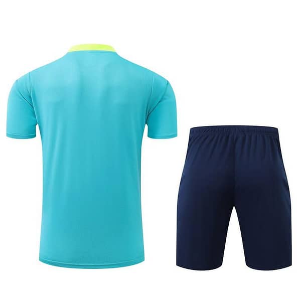 2024 Brazil Blue Short Sleeve Jersey+Shorts - Image 5