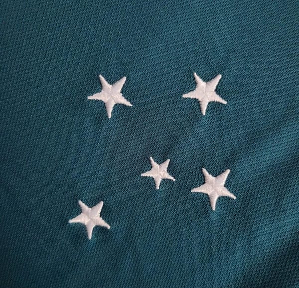 24/25 Cruzeiro Dark Green Polo Jersey - Image 2
