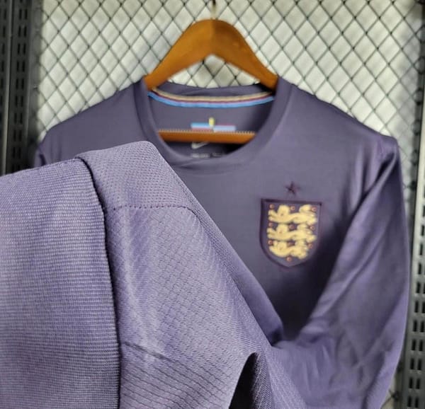 2024 England Away Navy Long Sleeve Jersey - Image 8