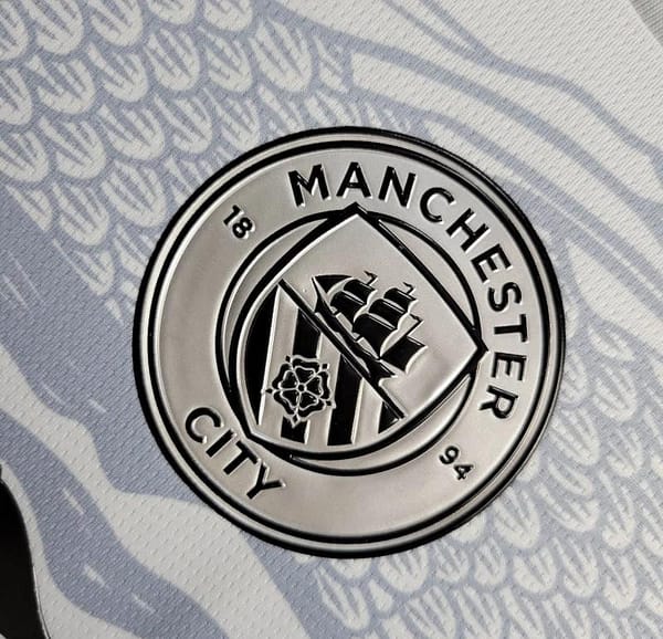 24/25 Manchester City Puma Year of the Dragon White Long Sleeve Jersey - Image 5
