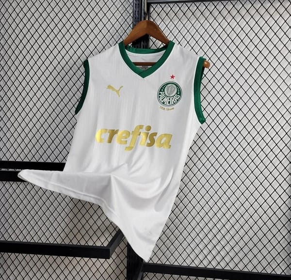 24/25 Palmeiras Away White Vest Jersey - Image 2