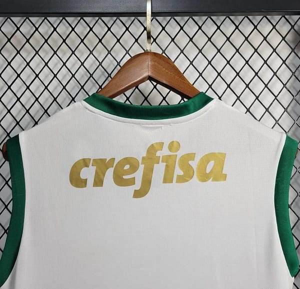 24/25 Palmeiras Away White Vest Jersey - Image 6