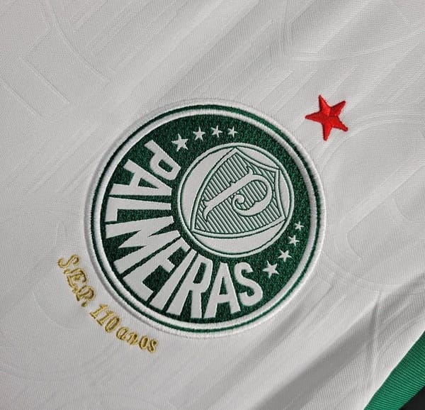 24/25 Palmeiras Away White Vest Jersey - Image 8