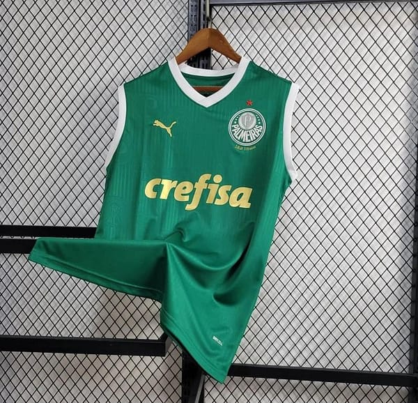 24/25 Palmeiras Home Vest Green Jersey - Image 2