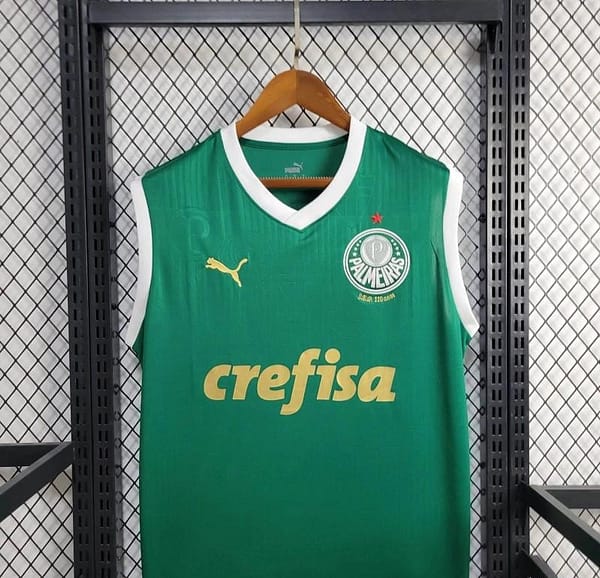 24/25 Palmeiras Home Vest Green Jersey - Image 6