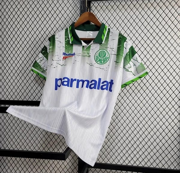 Retro 96/97 Palmeiras Away White Jersey - Image 4