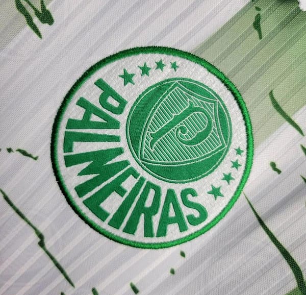 Retro 96/97 Palmeiras Away White Jersey - Image 6