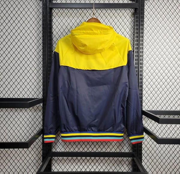 2024 Brazil Navy/Yellow Windbreaker - Image 4