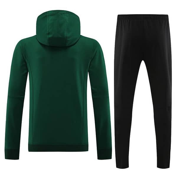 2024 Algeria Green Hoodie  Full Zipper Hoodie Jacket+Pants - Image 4