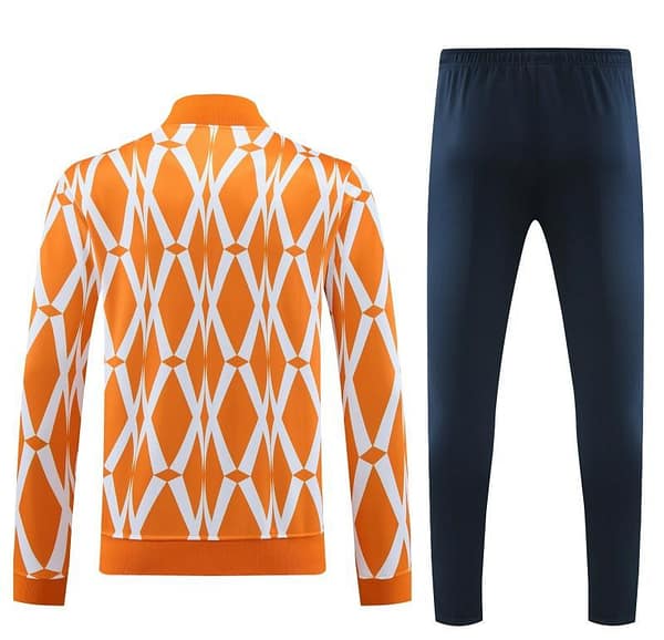 2024 Ivory Coast Orange  Full Zipper Hoodie Jacket+Pants - Image 6