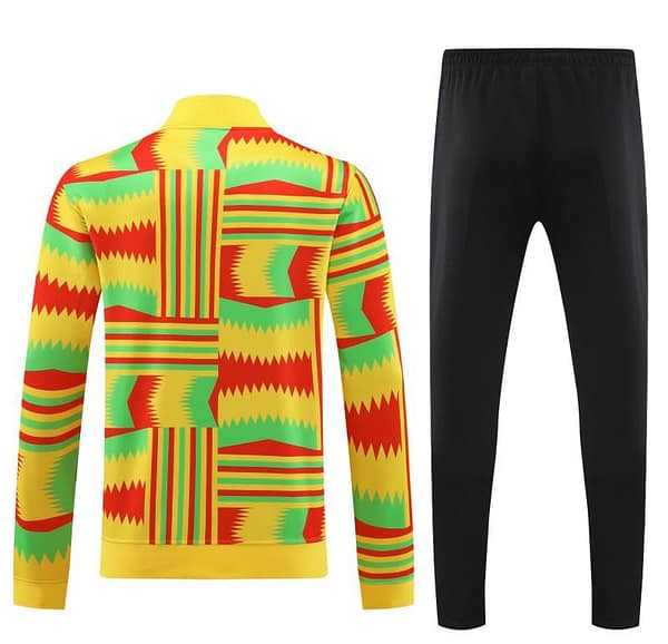 2024 Ghana Yellow  Full Zipper Hoodie Jacket+Pants - Image 7