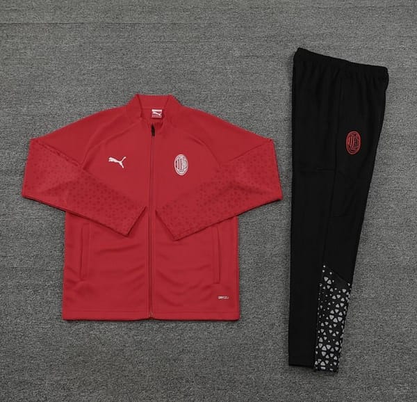 23/24 AC Milan Full Zipper Jacket+Pants - Image 2