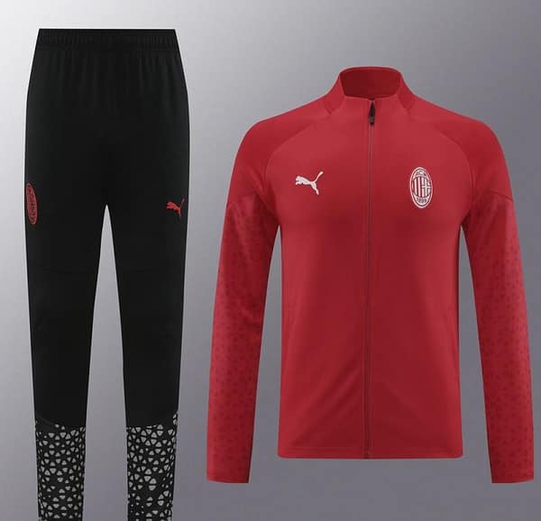 23/24 AC Milan Full Zipper Jacket+Pants - Image 12
