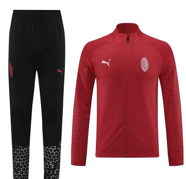 23/24 AC Milan Full Zipper Jacket+Pants - Image 13