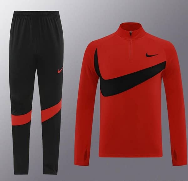 2024 Nike Red/Black Half Zipper Jacket+Pants - Image 15