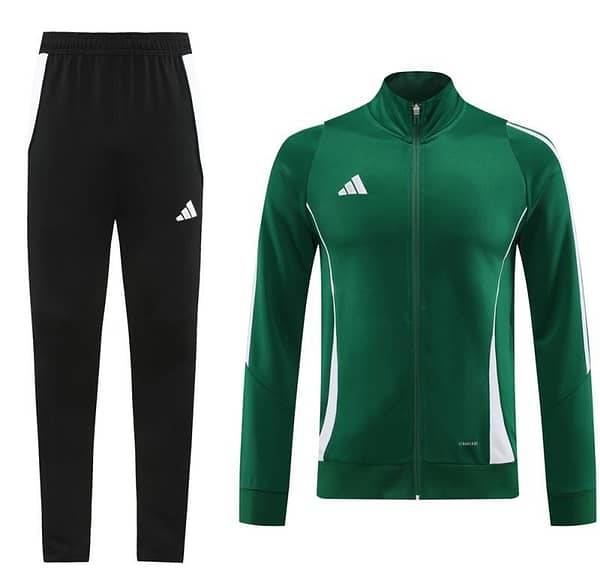 2024 Adidas Green/White Full Zipper Jacket+Pants - Image 17