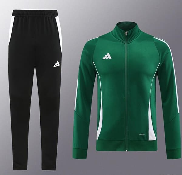 2024 Adidas Green/White Full Zipper Jacket+Pants - Image 18