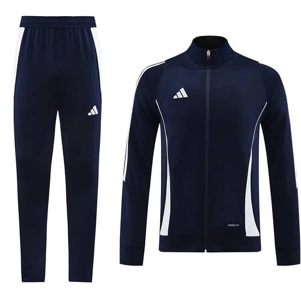 2024 Adidas Navy/White Full Zipper Jacket+Pants - Image 18