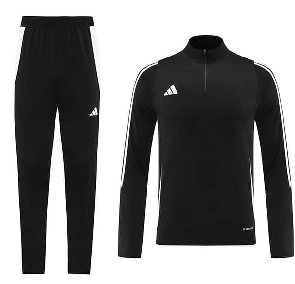 2024 Adidas Black Half Zipper Jacket+Pants - Image 18