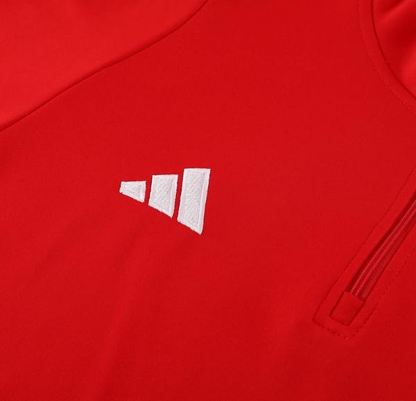 2024 Adidas Red Half Zipper Jacket+Pants - Image 5