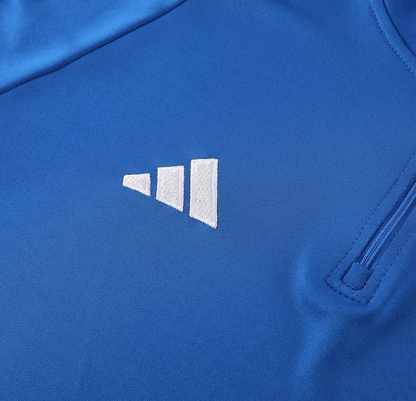 2024 Adidas Blue Half Zipper Jacket+Pants - Image 5