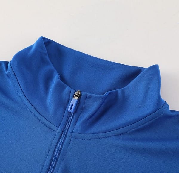 2024 Adidas Blue Half Zipper Jacket+Pants - Image 6