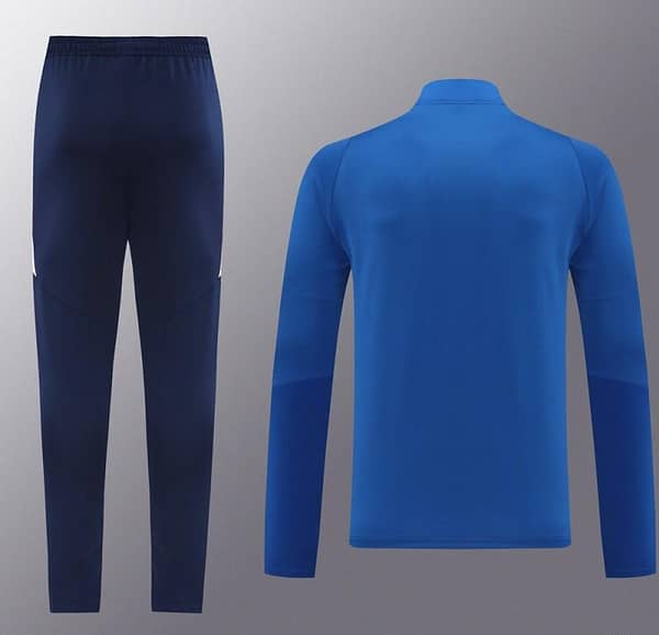 2024 Adidas Blue Half Zipper Jacket+Pants - Image 14