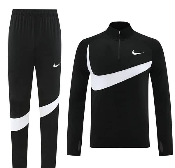 2024 Nike Black/White Half Zipper Jacket+Pants - Image 17