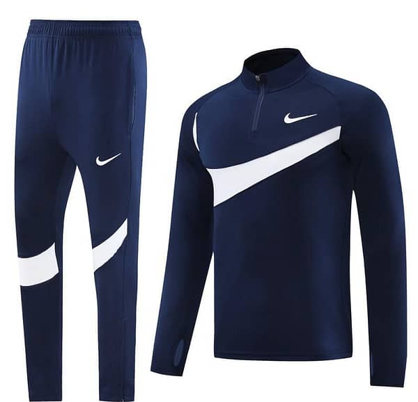 2024 Nike Navy/White Half Zipper Jacket+Pants