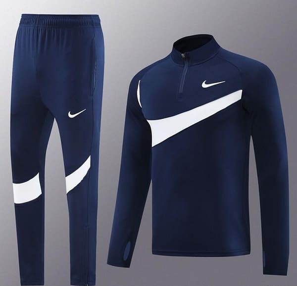 2024 Nike Navy/White Half Zipper Jacket+Pants - Image 15