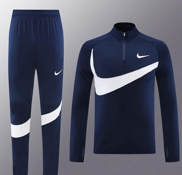 2024 Nike Navy/White Half Zipper Jacket+Pants - Image 16