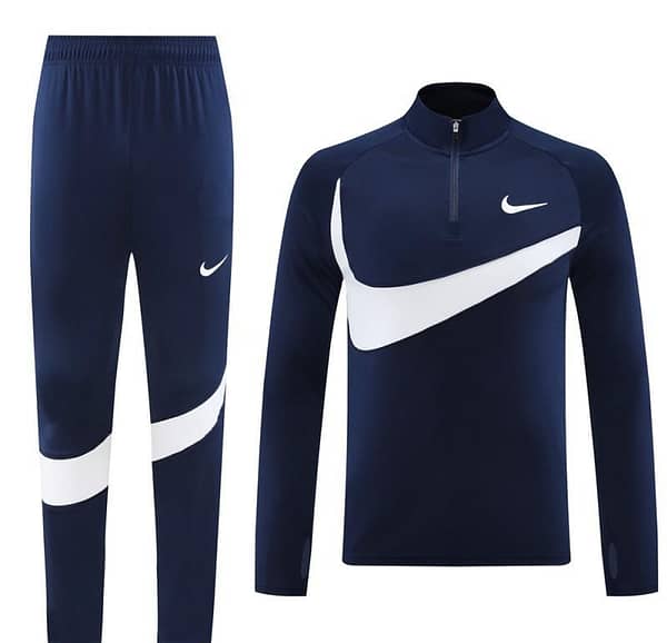 2024 Nike Navy/White Half Zipper Jacket+Pants - Image 17
