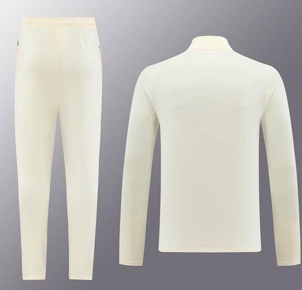 2024 Nike Light Yellow/Black Half Zipper Jacket+Pants - Image 17