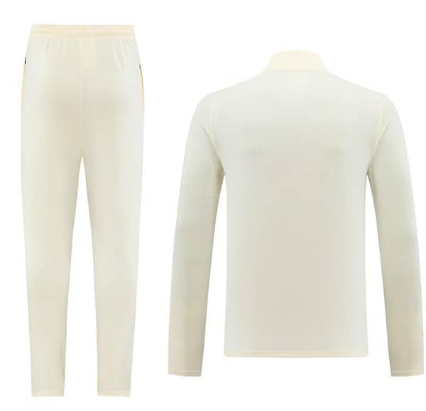 2024 Nike Light Yellow/Black Half Zipper Jacket+Pants - Image 18