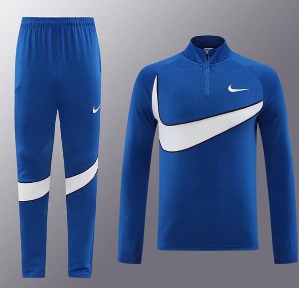 2024 Nike Blue/White Half Zipper Jacket+Pants - Image 20