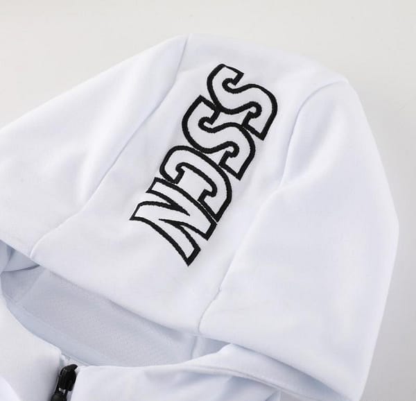 23/24 Napoli White Full Zipper Hoodie Jacket+Pants - Image 13